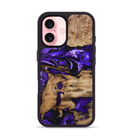 iPhone 16 Wood Phone Case - Rogers (Purple, 799632)