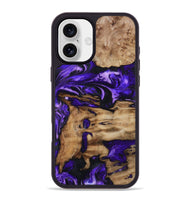 iPhone 16 Plus Wood Phone Case - Rogers (Purple, 799632)