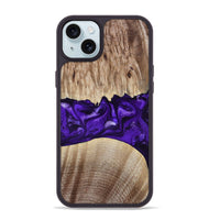 iPhone 15 Plus Wood Phone Case - Kameron (Purple, 799634)