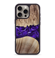 iPhone 16 Pro Max Wood Phone Case - Kameron (Purple, 799634)