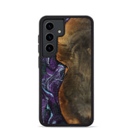 Galaxy S24 Wood Phone Case - Corina (Purple, 799635)