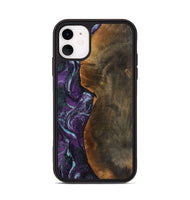 iPhone 11 Wood Phone Case - Corina (Purple, 799635)