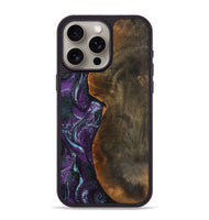 iPhone 15 Pro Max Wood Phone Case - Corina (Purple, 799635)