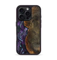 iPhone 16 Pro Wood Phone Case - Corina (Purple, 799635)