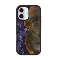 iPhone 17 Wood Phone Case - Corina (Purple, 799635)