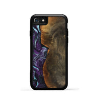 iPhone SE Wood Phone Case - Corina (Purple, 799635)