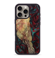 iPhone 16 Pro Max Wood Phone Case - Rufus (Red, 799637)
