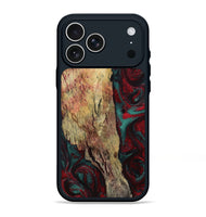 iPhone 17 Pro Max Wood Phone Case - Rufus (Red, 799637)