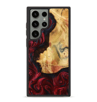 Galaxy S23 Ultra Wood Phone Case - Julisa (Red, 799638)
