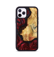 iPhone 11 Pro Wood Phone Case - Julisa (Red, 799638)