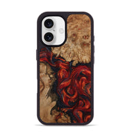 iPhone 17 Wood Phone Case - Otho (Red, 799639)