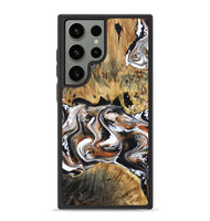 Galaxy S23 Ultra Wood Phone Case - Lorene (Black & White, 799641)