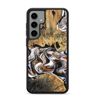 Galaxy S24 Plus Wood Phone Case - Lorene (Black & White, 799641)