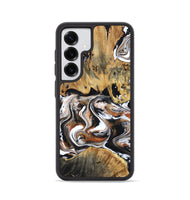 Galaxy S25 Wood Phone Case - Lorene (Black & White, 799641)