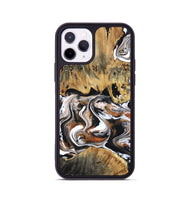 iPhone 11 Pro Wood Phone Case - Lorene (Black & White, 799641)
