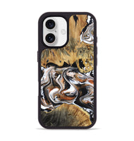 iPhone 17 Wood Phone Case - Lorene (Black & White, 799641)