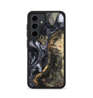 Galaxy S24 Wood Phone Case - Rikki (Black & White, 799642)