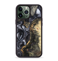 iPhone 13 Pro Max Wood Phone Case - Rikki (Black & White, 799642)