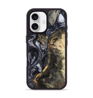 iPhone 17 Wood Phone Case - Rikki (Black & White, 799642)