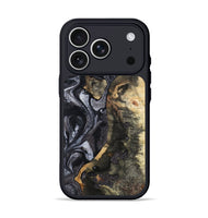 iPhone 17 Pro Wood Phone Case - Rikki (Black & White, 799642)