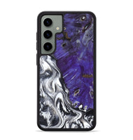 Galaxy S24 Plus Wood Phone Case - Alison (Black & White, 799643)