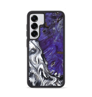 Galaxy S25 Wood Phone Case - Alison (Black & White, 799643)