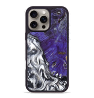 iPhone 16 Pro Max Wood Phone Case - Alison (Black & White, 799643)