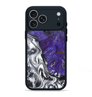 iPhone 17 Pro Max Wood Phone Case - Alison (Black & White, 799643)