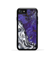 iPhone SE Wood Phone Case - Alison (Black & White, 799643)