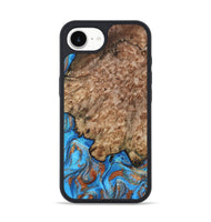 iPhone 16e Wood Phone Case - Orion (Teal & Gold, 799655)