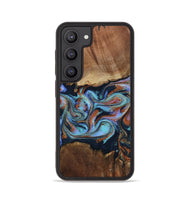 Galaxy S23 Wood Phone Case - Atlas (Teal & Gold, 799656)