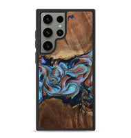 Galaxy S23 Ultra Wood Phone Case - Atlas (Teal & Gold, 799656)