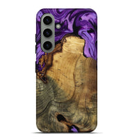 Galaxy S24 Plus Wood Live Edge Phone Case - Ivy (Purple, 799687)