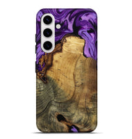 Galaxy S25 Plus Wood Live Edge Phone Case - Ivy (Purple, 799687)