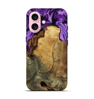 iPhone 17 Wood Live Edge Phone Case - Ivy (Purple, 799687)
