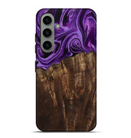 Galaxy S24 Plus Wood Live Edge Phone Case - Hellen (Purple, 799688)
