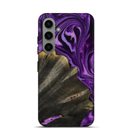 Galaxy S24 Wood Live Edge Phone Case - Toccara (Purple, 799689)