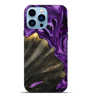 iPhone 14 Pro Max Wood Live Edge Phone Case - Toccara (Purple, 799689)