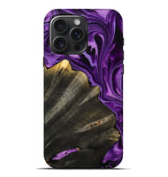 iPhone 16 Pro Max Wood Live Edge Phone Case - Toccara (Purple, 799689)