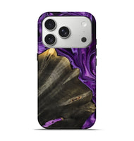 iPhone 17 Pro Wood Live Edge Phone Case - Toccara (Purple, 799689)