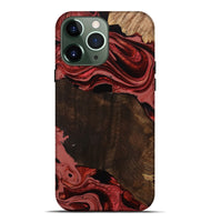 iPhone 13 Pro Max Wood Live Edge Phone Case - Beyonce (Red, 799698)