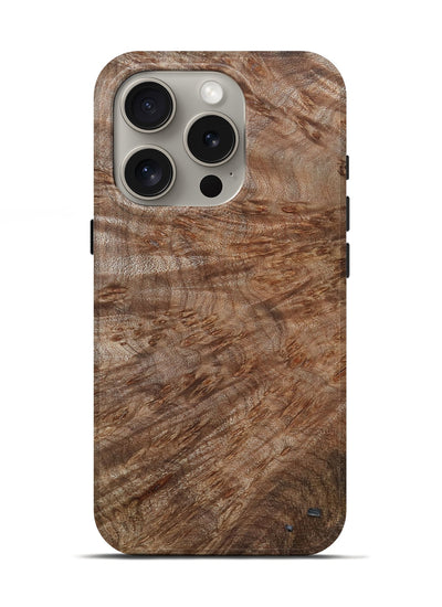 iPhone 16 Pro Wood Live Edge Phone Case - Bodhi (Wood Burl, 799703)
