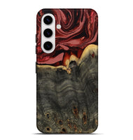 Galaxy S25 Plus Wood Live Edge Phone Case - Darleen (Red, 799706)