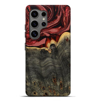 Galaxy S25 Ultra Wood Live Edge Phone Case - Darleen (Red, 799706)
