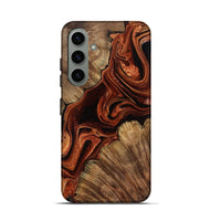 Galaxy S24 Wood Live Edge Phone Case - Melisa (Red, 799707)