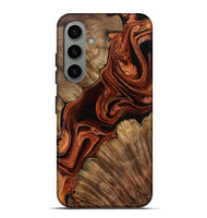 Galaxy S24 Plus Wood Live Edge Phone Case - Melisa (Red, 799707)