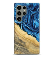 Galaxy S24 Ultra Wood Live Edge Phone Case - Allison (Blue, 799708)