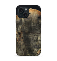 iPhone 15 Wood Live Edge Phone Case - Emily (Wood Burl, 799711)