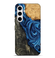 Galaxy S25 Plus Wood Live Edge Phone Case - Flynn (Blue, 799714)