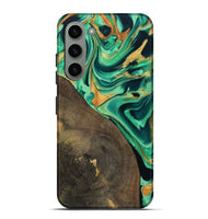 Galaxy S23 Plus Wood Live Edge Phone Case - Kaila (Green, 799719)